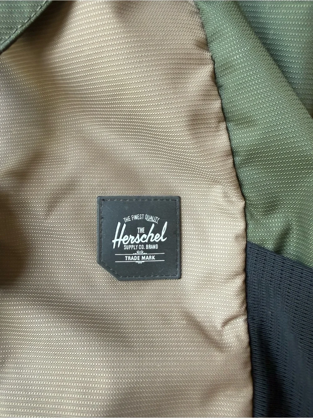 Herschel Barlow Trail Backpack Unisex OS Olive Tan Black Colorblock